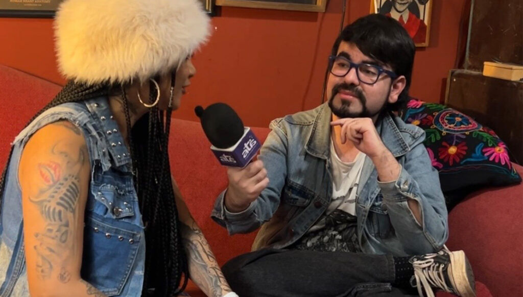 Flor de Rap y DJ Atenea conversaron con AtA antes de encender la fiesta penquista
