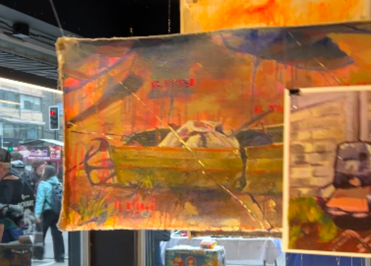 Paisaje Obstruido en Sala de Obra: expo cruza territorio, memoria y representación pictórica