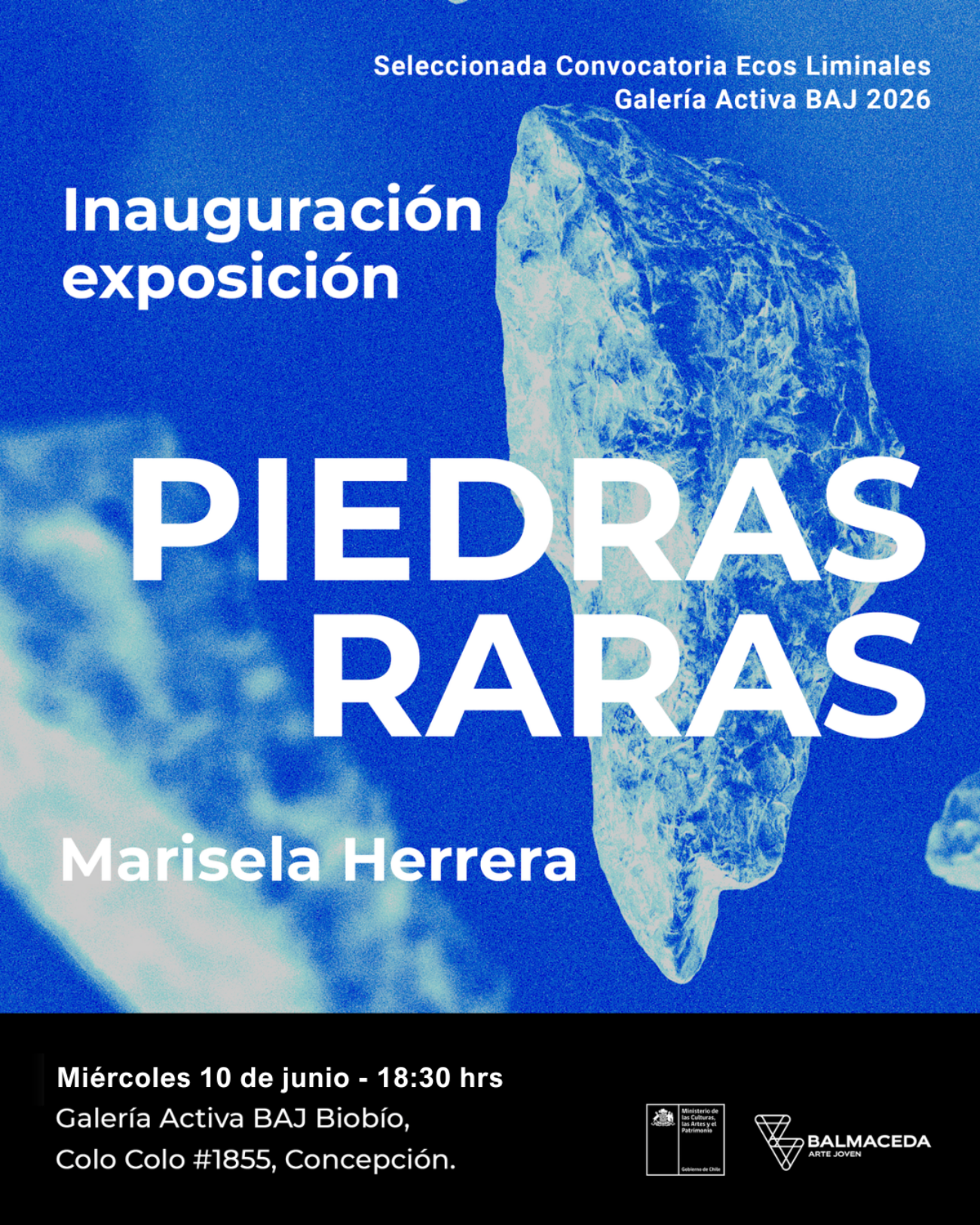 “Piedras Raras” abre ciclo expositivo en galería BAJ Biobío
